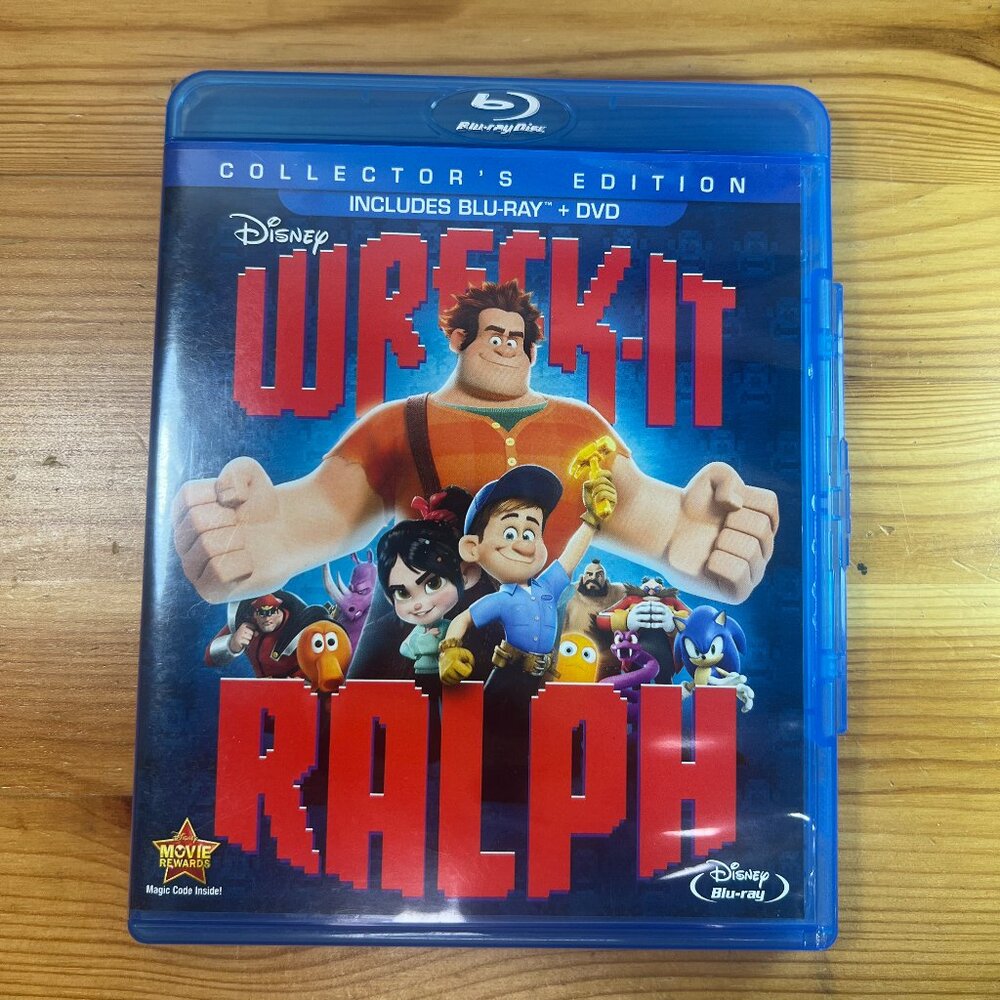 Wreck-It Ralph (Blu-ray/DVD, 2013, 2-Disc Set) Used Good - $6